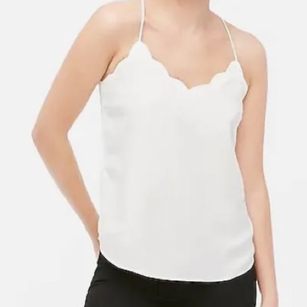 J. Crew Cream Sleeveless Camisole Top